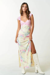 Juliet Floral Lace Maxi Dress